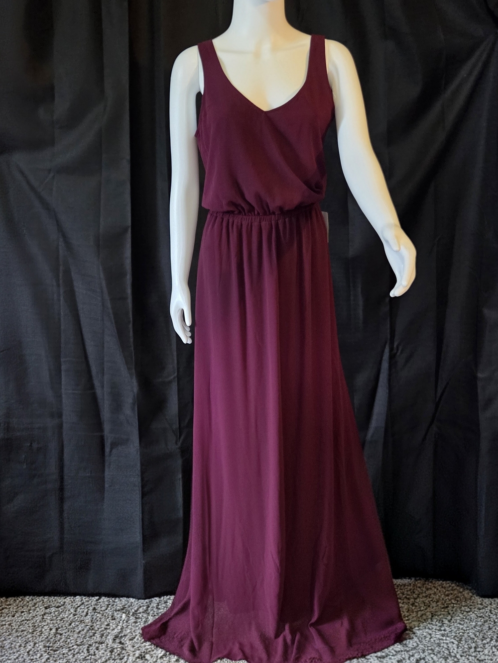 Show Me Your MuMu Flowy Twirl Factor Sleeveless V-Neck Maxi Dress